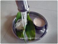 Coconut shevaya - making